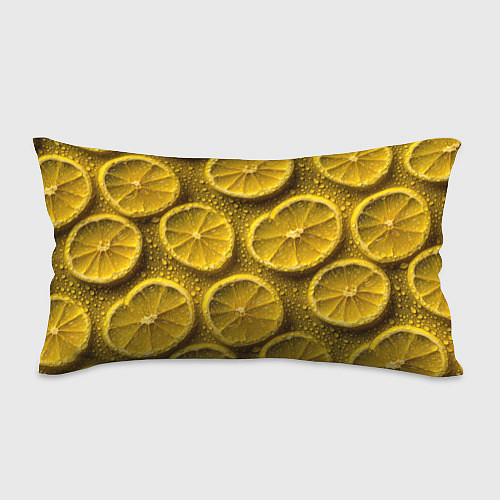 Подушка-антистресс Сочный паттерн из долек лимона / 3D-принт – фото 1