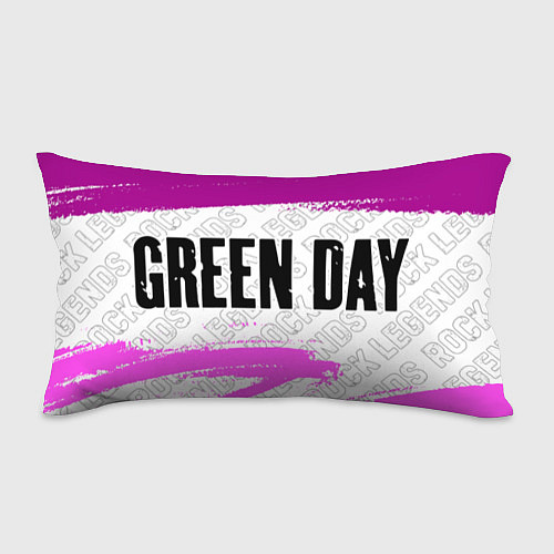 Подушка-антистресс Green Day rock legends: надпись и символ / 3D-принт – фото 1