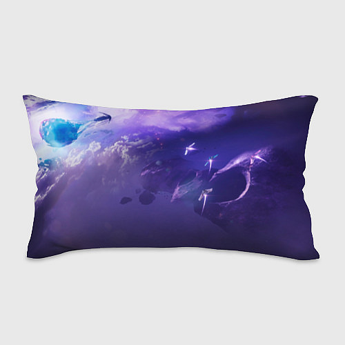 Подушка-антистресс Фиолетовый необъятный космос / 3D-принт – фото 1