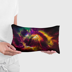 Подушка-антистресс Небула в космосе разноцветная - нейронная сеть, цвет: 3D-принт — фото 2