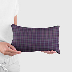 Подушка-антистресс Джентльмены Шотландка темно-фиолетовая, цвет: 3D-принт — фото 2