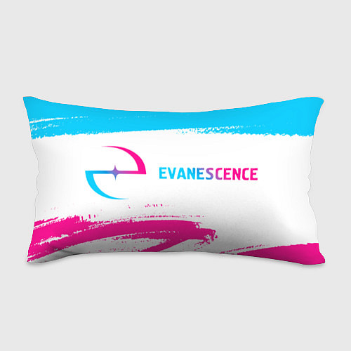 Подушка-антистресс Evanescence neon gradient style: надпись и символ / 3D-принт – фото 1