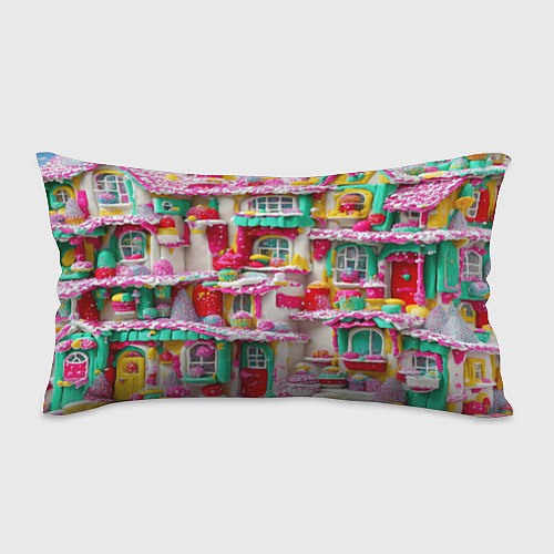 Подушка-антистресс Домики из сладостей / 3D-принт – фото 1