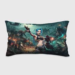 Подушка-антистресс Arcane league of legends Jinx с пистолетом