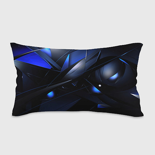 Подушка-антистресс Blue black background / 3D-принт – фото 1