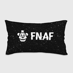Подушка-антистресс FNAF glitch на темном фоне: надпись и символ, цвет: 3D-принт