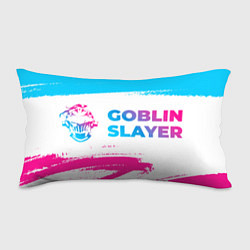Подушка-антистресс Goblin Slayer neon gradient style: надпись и симво, цвет: 3D-принт