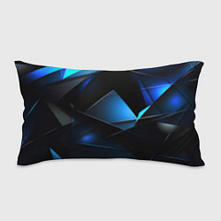 Подушка-антистресс Черные и синие элементы
