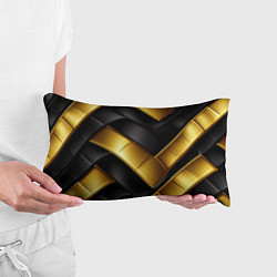 Подушка-антистресс Gold black luxury, цвет: 3D-принт — фото 2