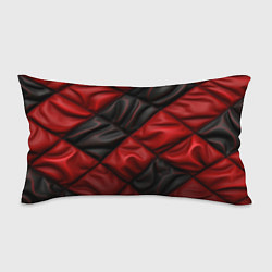 Подушка-антистресс Red black luxury, цвет: 3D-принт