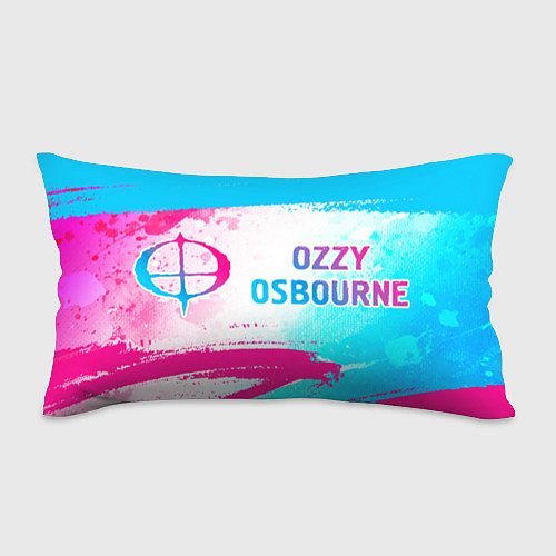 Подушка-антистресс Ozzy Osbourne neon gradient style: надпись и симво / 3D-принт – фото 1