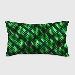 Подушка-антистресс Яркие зеленые точки, цвет: 3D-принт