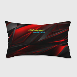 Подушка-антистресс Cyberpunk 2077 phantom liberty red black logo