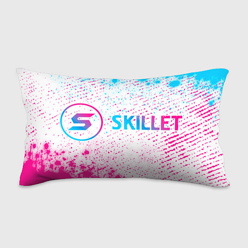 Подушка-антистресс Skillet neon gradient style: надпись и символ / 3D-принт – фото 1