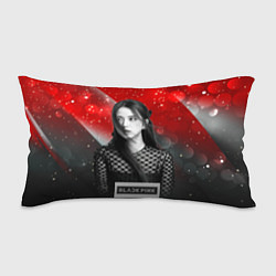 Подушка-антистресс Jisoo black red background