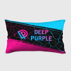 Подушка-антистресс Deep Purple - neon gradient: надпись и символ