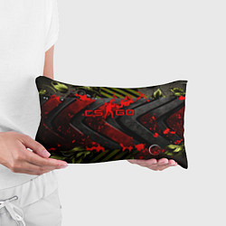Подушка-антистресс CS GO red logo, цвет: 3D-принт — фото 2