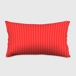 Подушка-антистресс Полосатый красный, цвет: 3D-принт