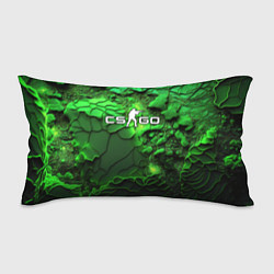 Подушка-антистресс CS GO green abstract