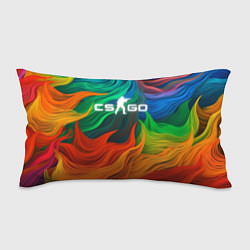 Подушка-антистресс Cs Go Logo Color, цвет: 3D-принт
