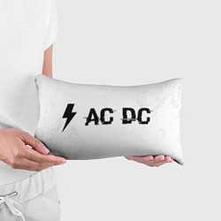 Подушка-антистресс AC DC glitch на светлом фоне: надпись и символ, цвет: 3D-принт — фото 2