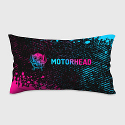 Подушка-антистресс Motorhead - neon gradient: надпись и символ