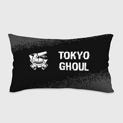 Подушка-антистресс Tokyo Ghoul glitch на темном фоне: надпись и симво, цвет: 3D-принт