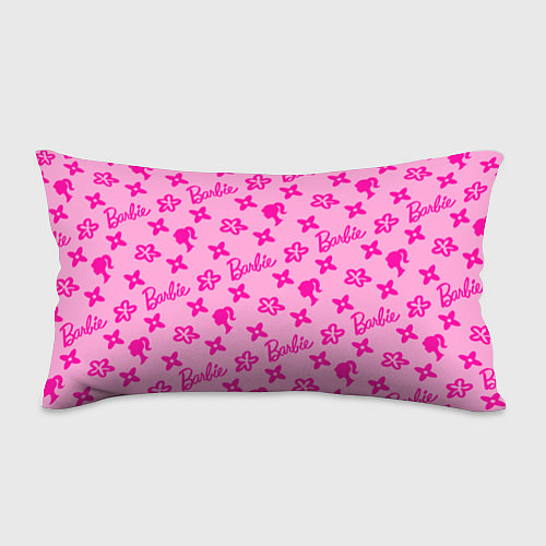 Подушка-антистресс Барби паттерн розовый / 3D-принт – фото 1