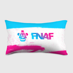 Подушка-антистресс FNAF neon gradient style: надпись и символ
