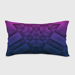 Подушка-антистресс Пурпурно-синий геометрический узор