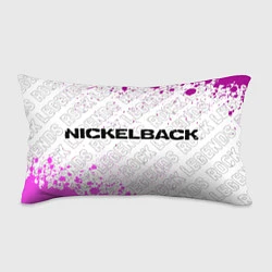 Подушка-антистресс Nickelback rock legends: надпись и символ, цвет: 3D-принт
