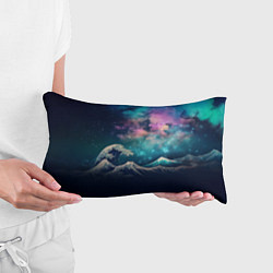 Подушка-антистресс Космическая Большая волна в Канагаве, цвет: 3D-принт — фото 2