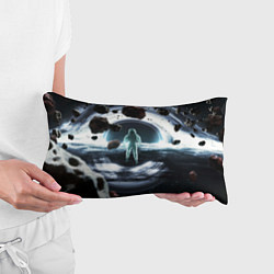 Подушка-антистресс Black hole astronaut, цвет: 3D-принт — фото 2