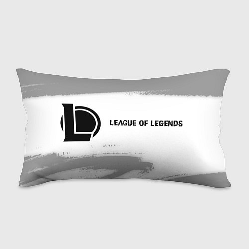 Подушка-антистресс League of Legends glitch на светлом фоне: надпись / 3D-принт – фото 1