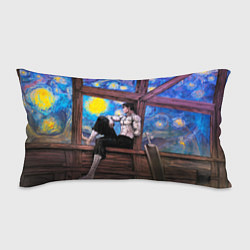 Подушка-антистресс Берсерк и небо Ван Гога, цвет: 3D-принт