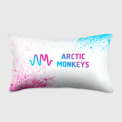 Подушка-антистресс Arctic Monkeys neon gradient style: надпись и симв