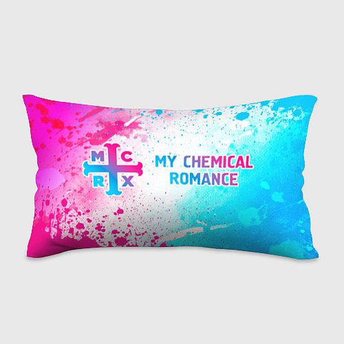 Подушка-антистресс My Chemical Romance neon gradient style: надпись и / 3D-принт – фото 1