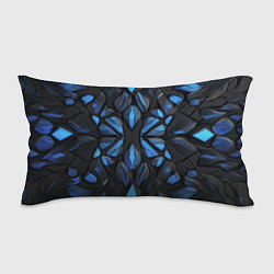 Подушка-антистресс Синие объемные узоры, цвет: 3D-принт