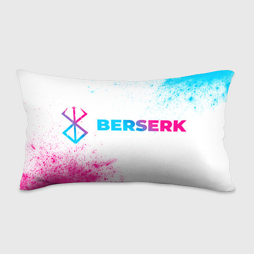Подушка-антистресс Berserk neon gradient style: надпись и символ / 3D-принт – фото 1