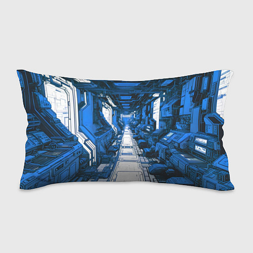 Подушка-антистресс Синяя комната киберпанк / 3D-принт – фото 1