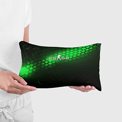 Подушка-антистресс CSGO green light logo, цвет: 3D-принт — фото 2