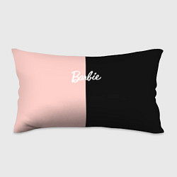 Подушка-антистресс Барби - сплит нежно-персикового и черного, цвет: 3D-принт