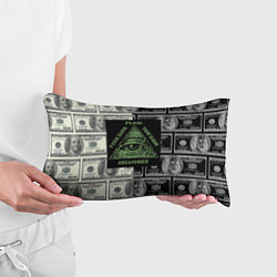 Подушка-антистресс План миллионера на фоне доллара, цвет: 3D-принт — фото 2