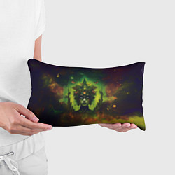 Подушка-антистресс Зеленая фантастическая ведьма с бабочками, цвет: 3D-принт — фото 2