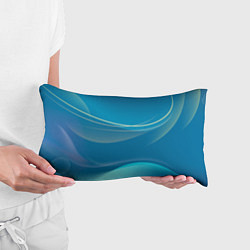 Подушка-антистресс Абстрактный голубой фон, цвет: 3D-принт — фото 2