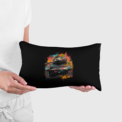 Подушка-антистресс Танк и краски, цвет: 3D-принт — фото 2