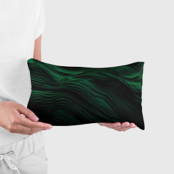 Подушка-антистресс Dark green texture, цвет: 3D-принт — фото 2