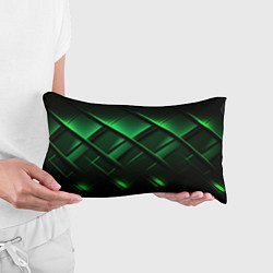 Подушка-антистресс Зеленые неоновые плиты, цвет: 3D-принт — фото 2