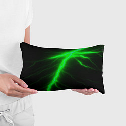 Подушка-антистресс Зеленый разряд молнии, цвет: 3D-принт — фото 2