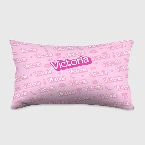 Подушка-антистресс Виктория - паттерн Барби розовый / 3D-принт – фото 1